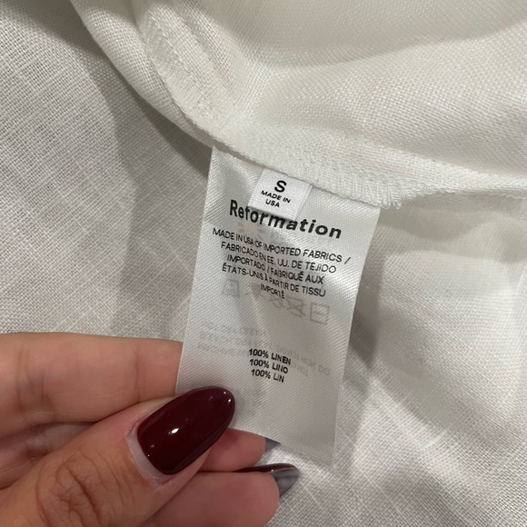 REFORMATION - Linen Shirt - Picture 4 of 5
